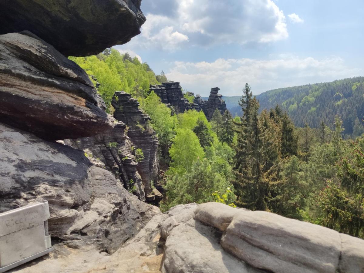 Ferienwohnung Saechsische Schweiz Rosenthal-Bielatal Buitenkant foto